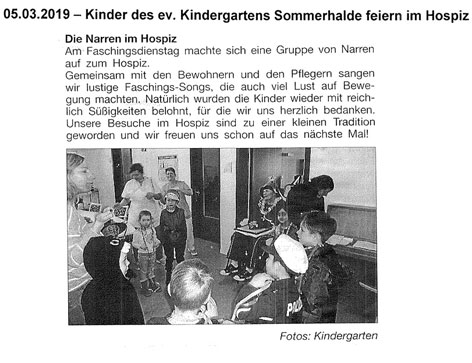 Besuch Kindergarten Sommerhalde
