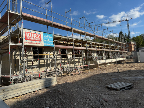 Baufortschritt Hospiz in Geislingen